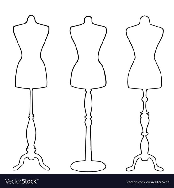 Эскиз тела человека в полный рост