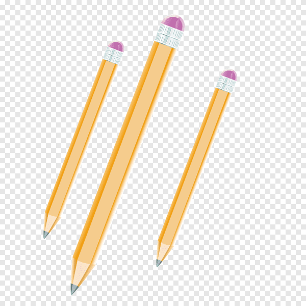 Карандаш простой с ластиком