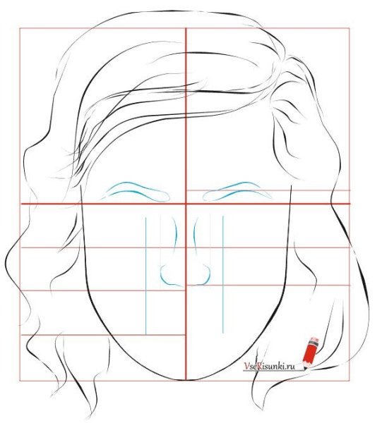 Портрет мамы простым карандашом