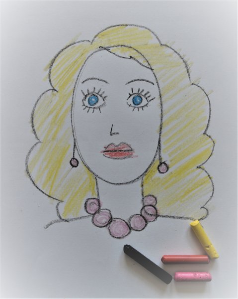 Рисунки лица легкие