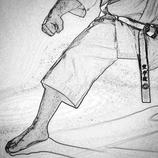 Каратист карандашом