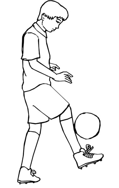 Гимнастка рисунок карандашом