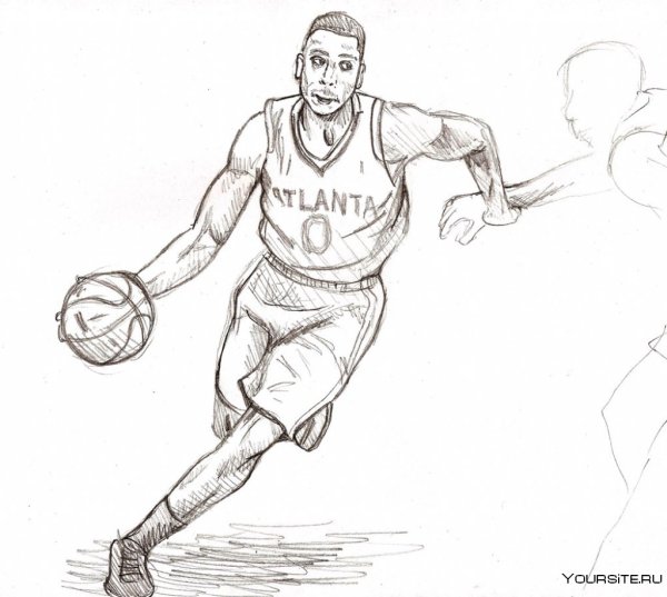 Футбол карандашом