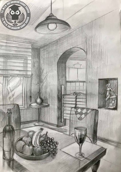 Наброски интерьера