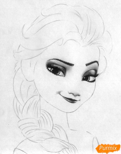 Эльза рисунок