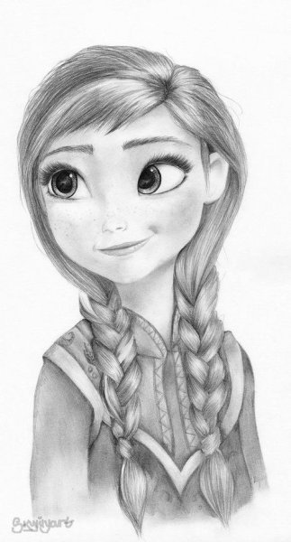 Срисовки Эльзы из холодного сердца