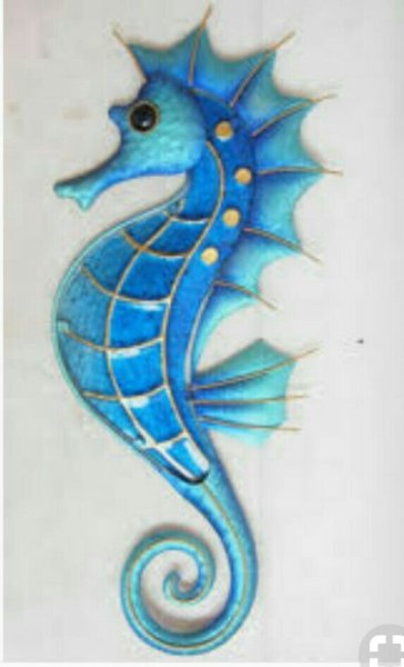 Рисование морской конек