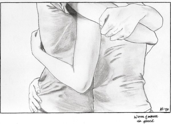 Объятия рисунок