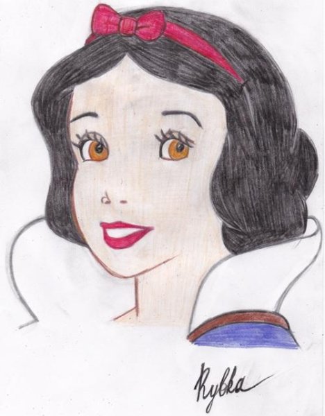 Белоснежка рисунок