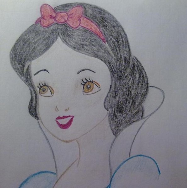 Дисней зарисовки Белоснежка