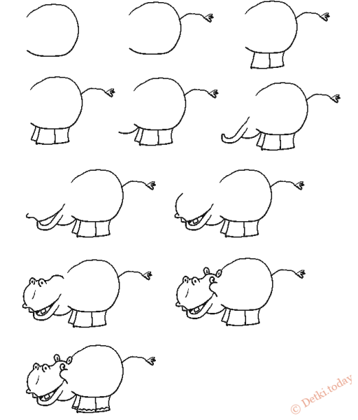 Простые схемы рисования