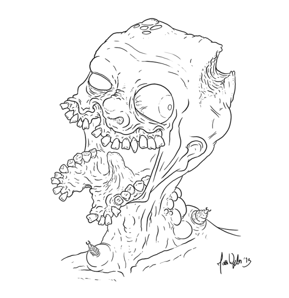 Страшные рисунки для срисовки