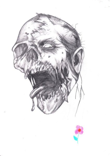 Нарисовать зомби поэтапно