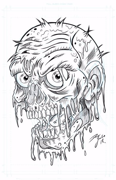 Страшные раскраски