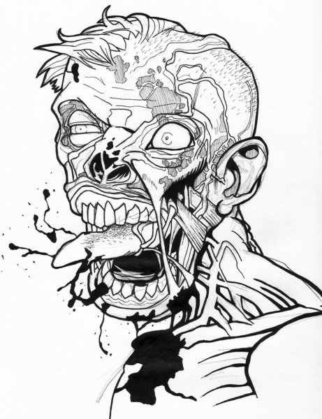 Раскраски из фильмов ужасов