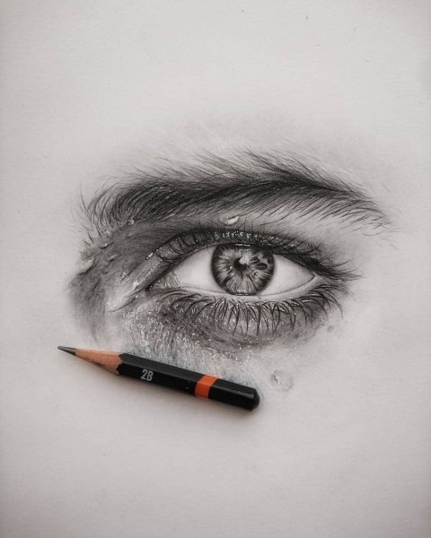 Рисунки графитным карандашом