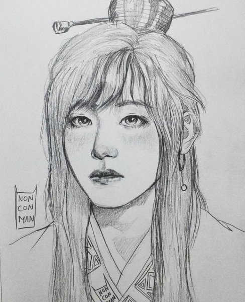 Тэхен Хваран рисунок