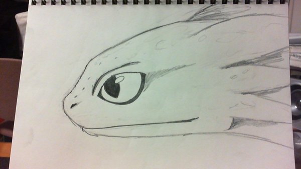 Беззубик рисунок карандашом