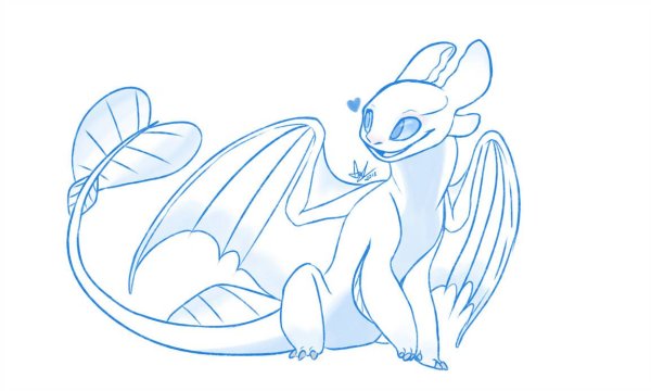 Как приручить дракона Беззубик рисунок