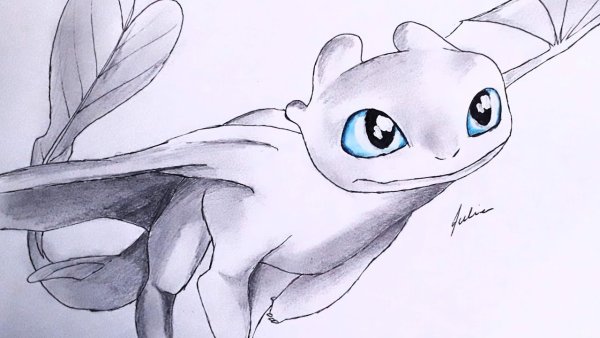 Беззубик рисунок карандашом