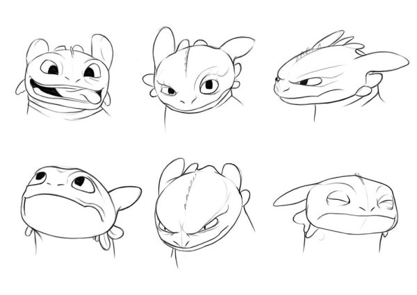 Беззубик рисунок карандашом