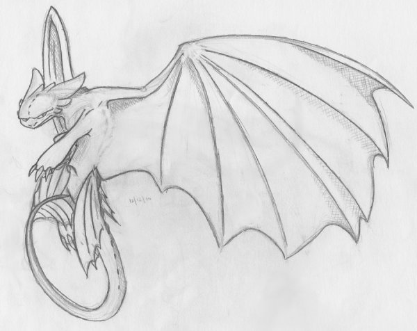 Картинки Беззубика для срисовки