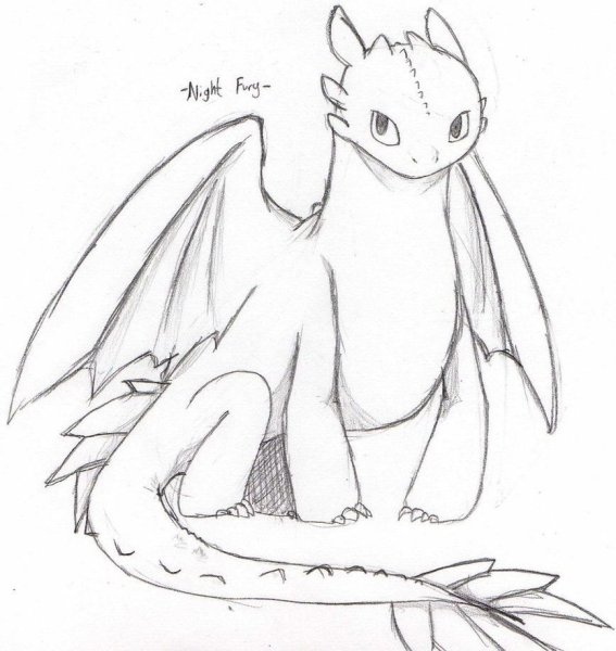 Безубик карандашом легкий