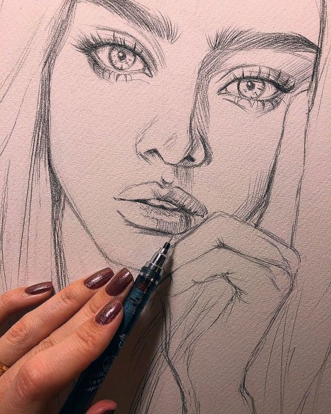 Леся Поплавская скетч