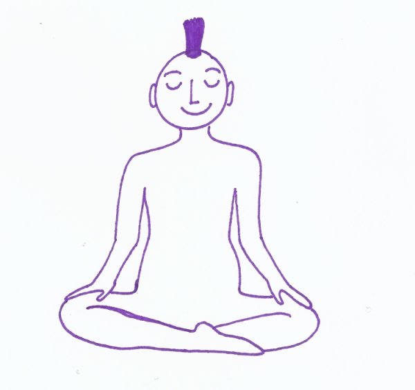 Йог рисунок