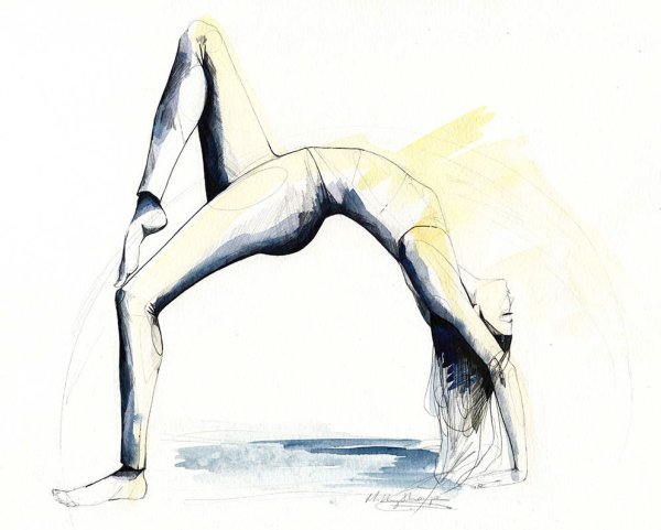 Скетчи йоги