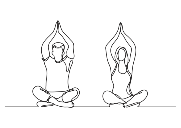 Йога одной линией