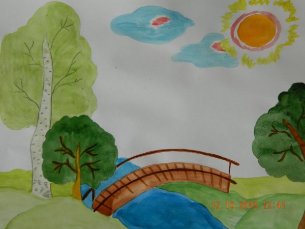 Природа карандашом