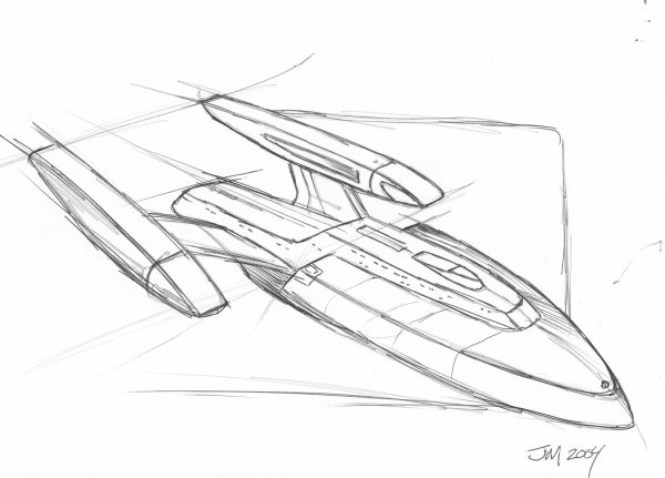 Злорадство звездолет нарисовать как