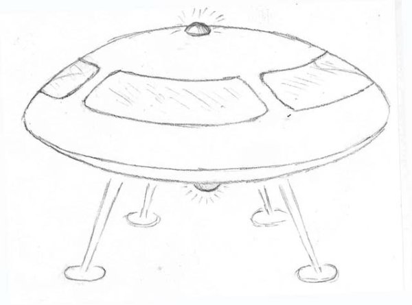 Летательный аппарат рисунок