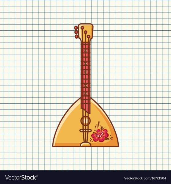 Балалайка раскраска