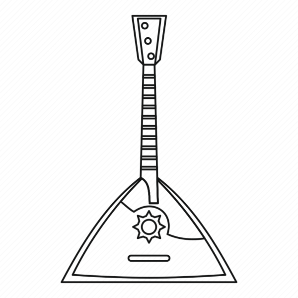 Балалайка очертания