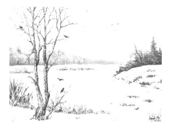 Весна карандашом