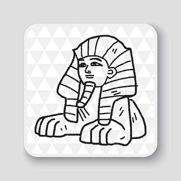 Сфинкс Египет рисунок