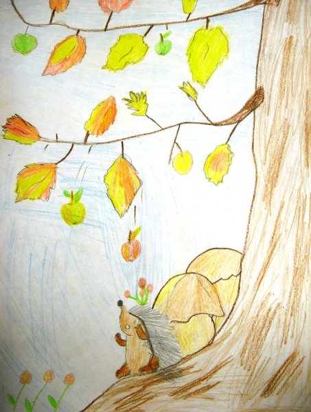 Золотая осень рисунок