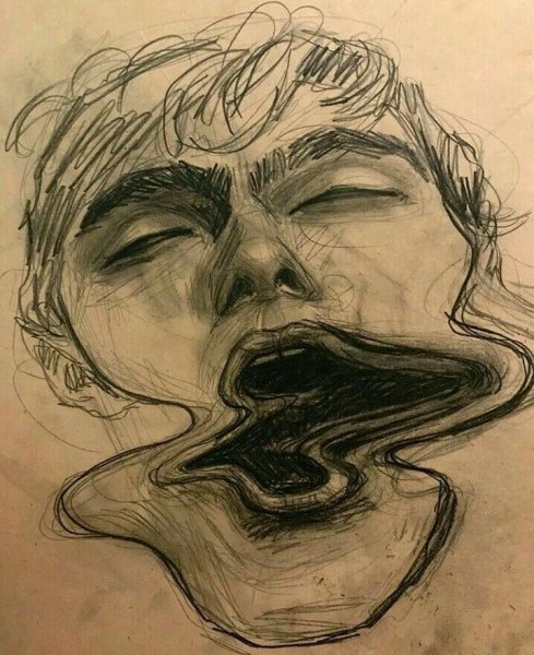 Психоделические рисунки карандашом