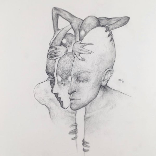 Психоделические рисунки карандашом