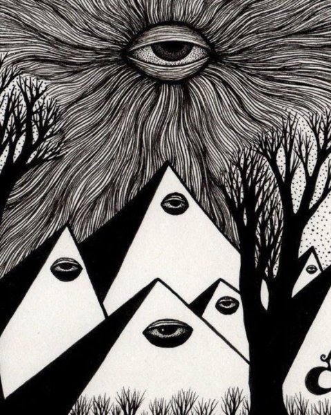 Психоделические рисунки карандашом