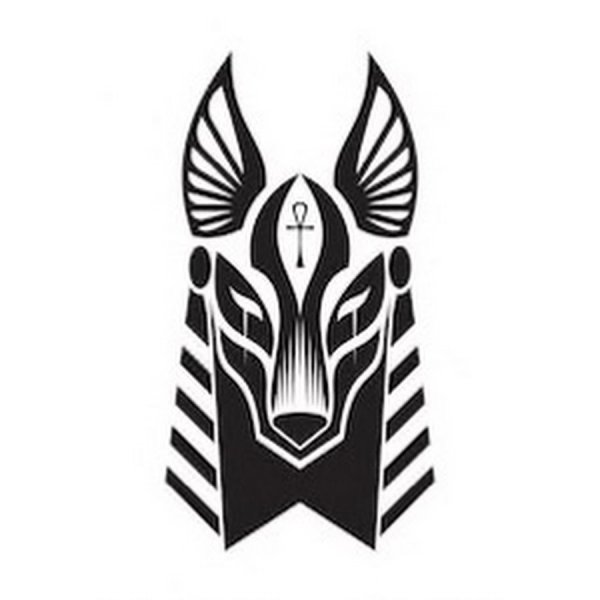 Бог Анубис в древнем Египте раскраска