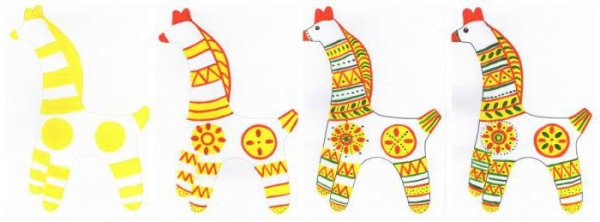 Дымковская игрушка Каргопольская Филимоновская раскраска