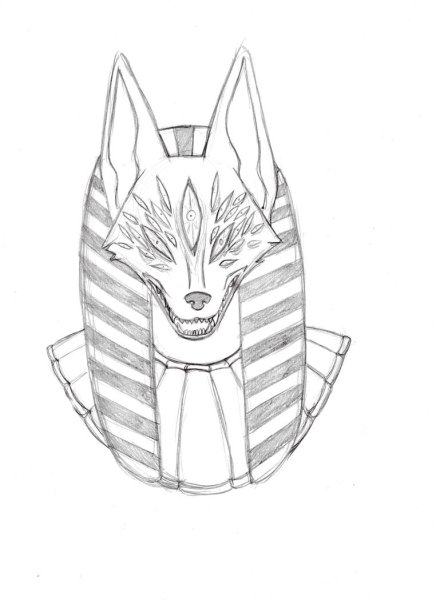 Анубис тату эскизы