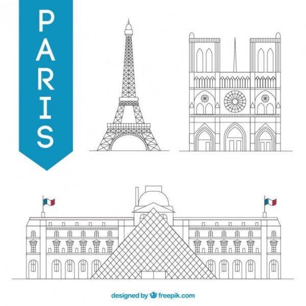 Лувр раскраска