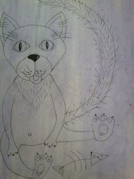 Кот ворюга раскраска