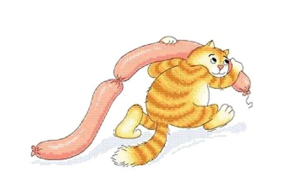 Кот-ворюга Паустовский раскраска