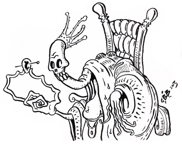 Кощей Бессмертный рисунок детский