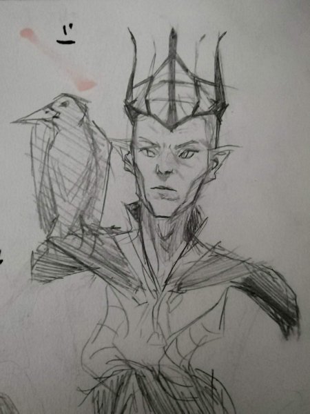 Кощей Бессмертный раскраска